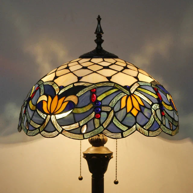 Lotus Tiffany Vloerlamp