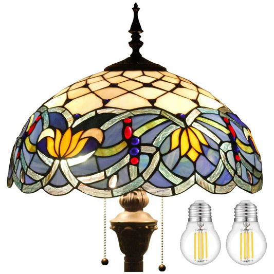 Lotus Tiffany Vloerlamp